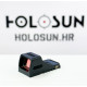Holosun SCS-P10-GR open reflex green dot sight switchable 2MOA dot, 32MOA circle dot reticle solar cell, CZ P10 OR & CZ Shadow 2 OR