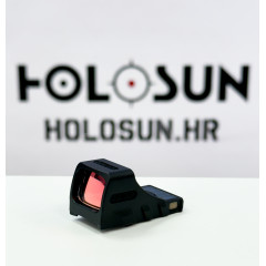 Holosun SCS-PDP-GR open reflex green dot sight switchable 2MOA dot, 32MOA circle dot reticle solar cell, black