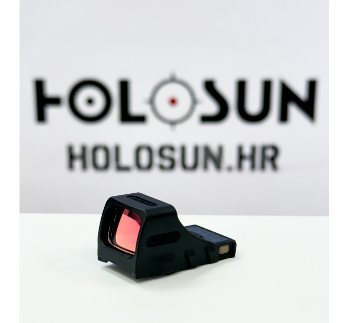 Holosun SCS-PDP-GR open reflex green dot sight switchable 2MOA dot, 32MOA circle dot reticle solar cell, black