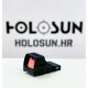 Holosun SCS-PDP-GR open reflex green dot sight switchable 2MOA dot, 32MOA circle dot reticle solar cell, black