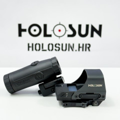 Holosun Set HE510C GR + HM3X Magnifier + Hardcase