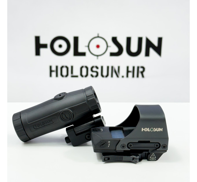 Holosun Set HE510C GR + HM3X Magnifier + Hardcase