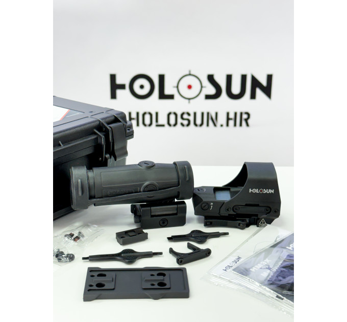 Holosun Set HS510C + HM3X Magnifier + Hardcase
