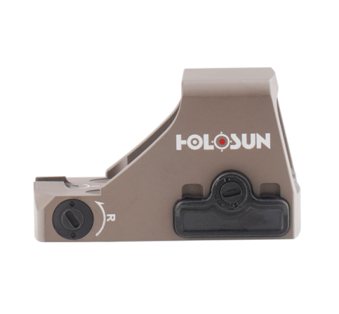 Holosun HS407K-X2-FDE SubCompact Red Dot Shake Awake 6 MOA red dot