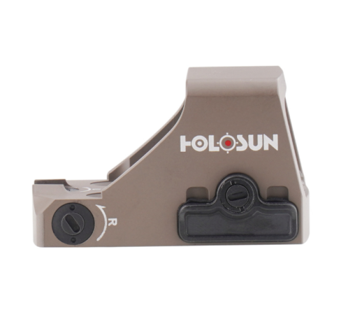 Holosun HS507K X2 FDE Pistol Red Dot 2 MOA dot + 32 MOA circle Shake Awake