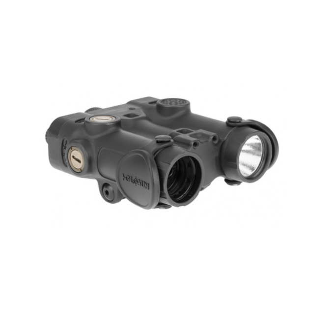 Holosun LE420G Titanium Multi-Function Laser, visible green laser, IR laser, QD Picatinny mount + integrated Holosun Micro red dot rail