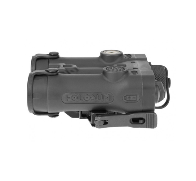 Holosun LE420G Titanium Multi-Function Laser, visible green laser, IR laser, QD Picatinny mount + integrated Holosun Micro red dot rail