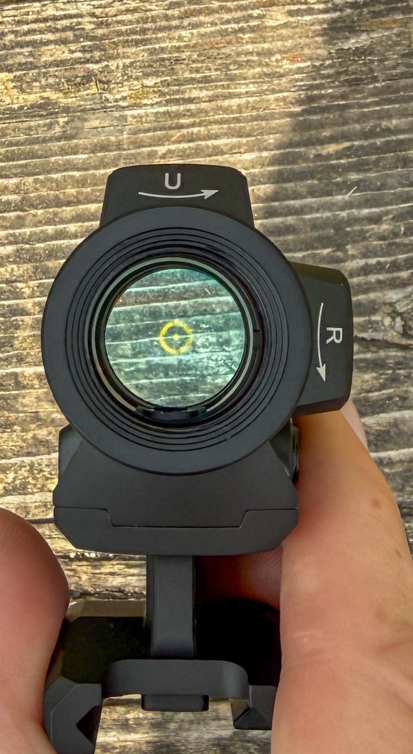 Holosun sight in use